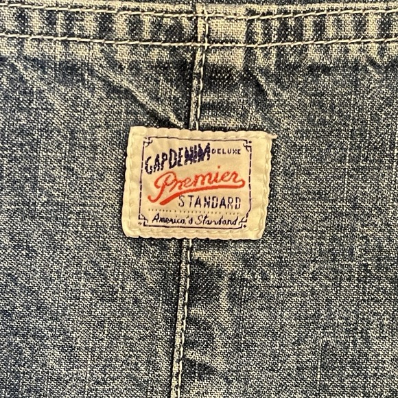 Vintage 90s Gap Denim Chore Barn Coat Jacket Men's XS American Workers Utility - Picture 8 of 9